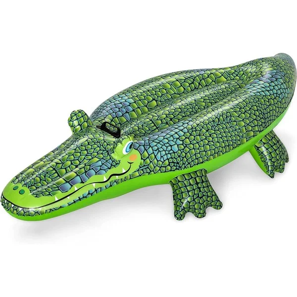 Bestway Buddy Croc Kids Float Ride-On Pool, 1.48m x 67cm x 29cm - 41477